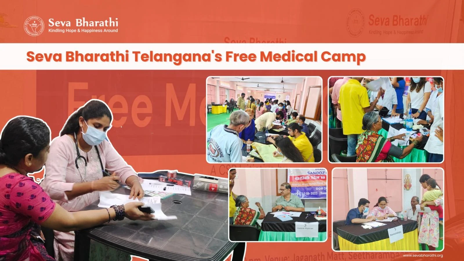 Seva Bharathi Telangana’s Free Medical Camp 